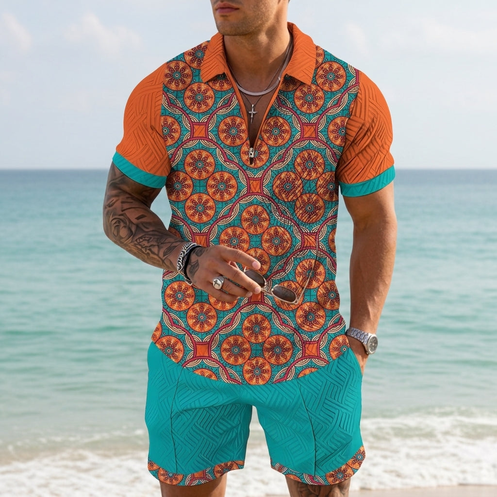 Orange / Turquoise