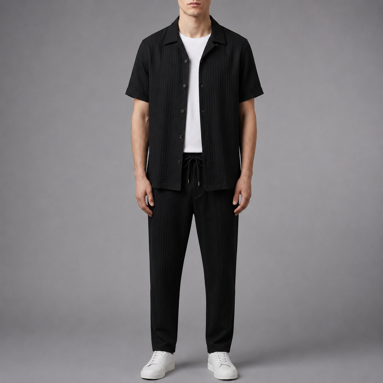 Siracusa Ribbed Two-Piece Set
