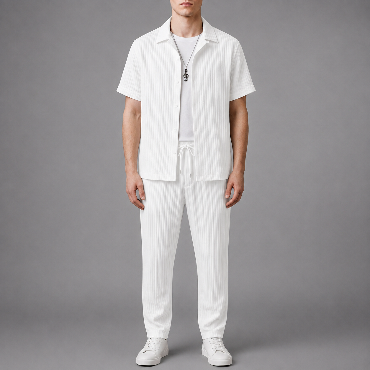 Siracusa Ribbed Two-Piece Set