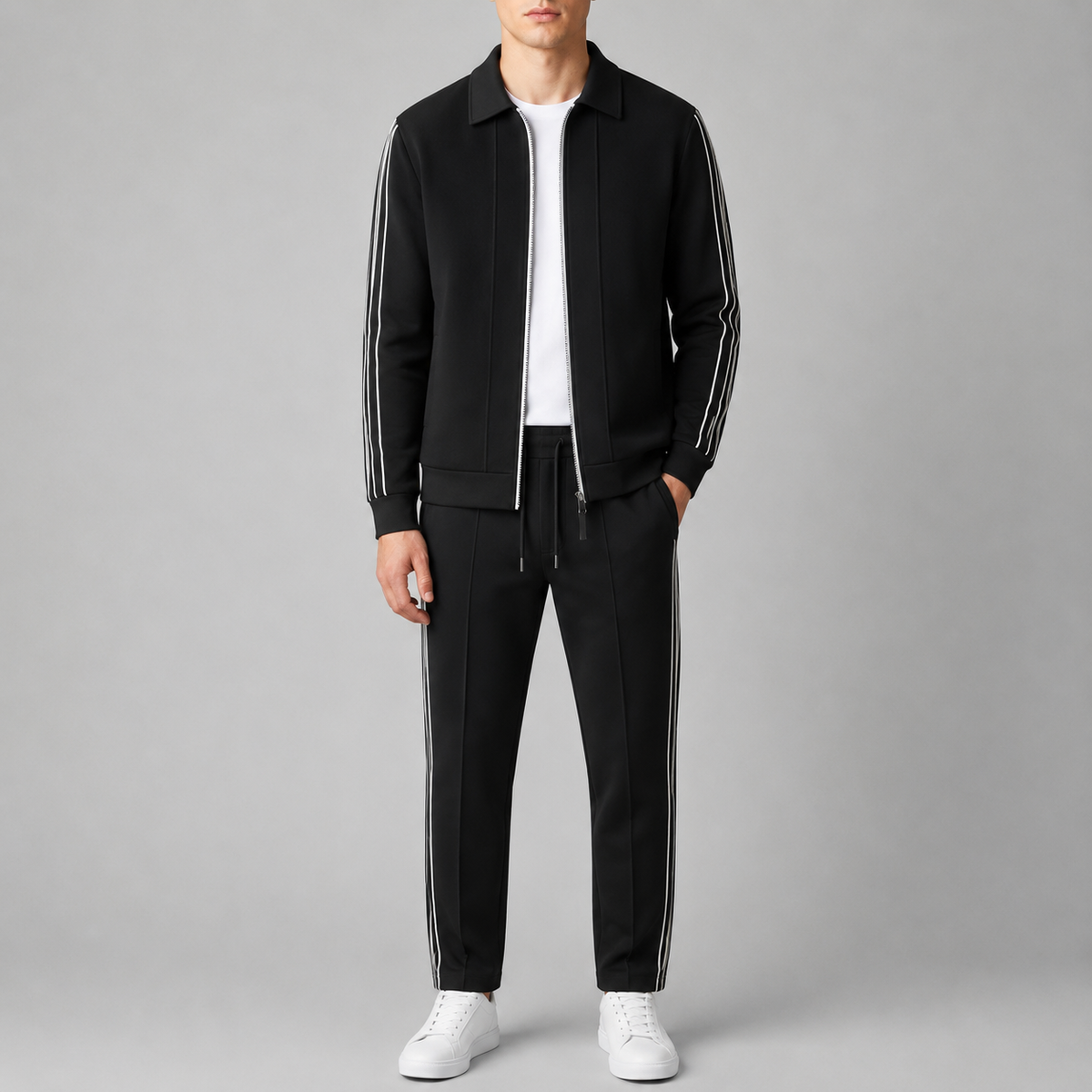 Kea Striped Tracksuit Set