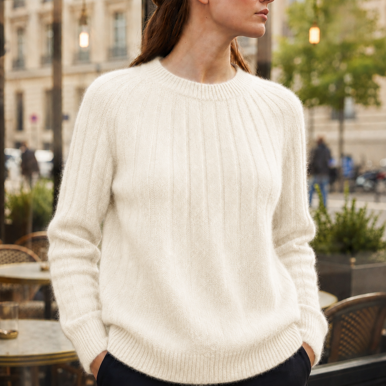 Soller Fluffy Knit Sweater