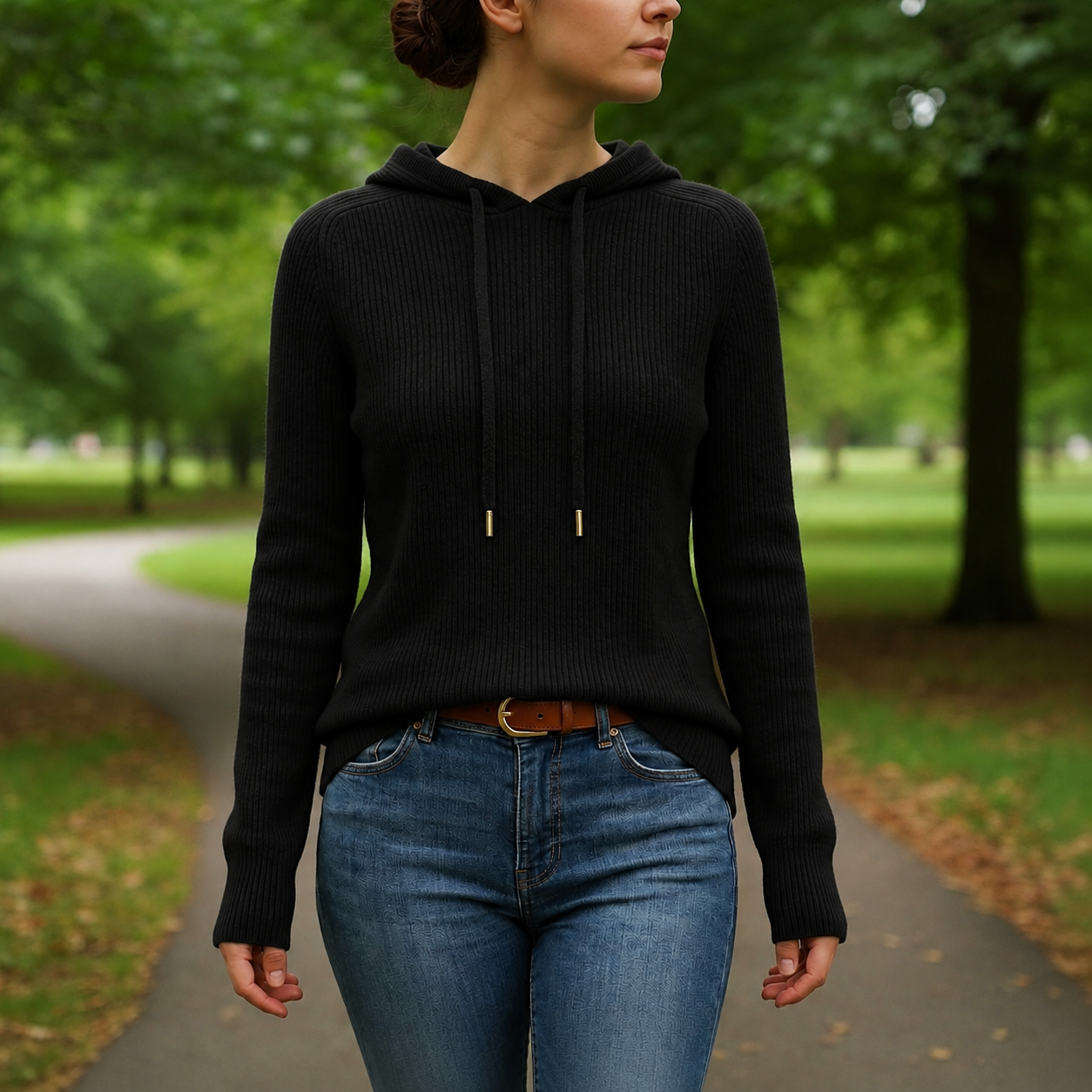 Zadar Cashmere Knit Hoodie