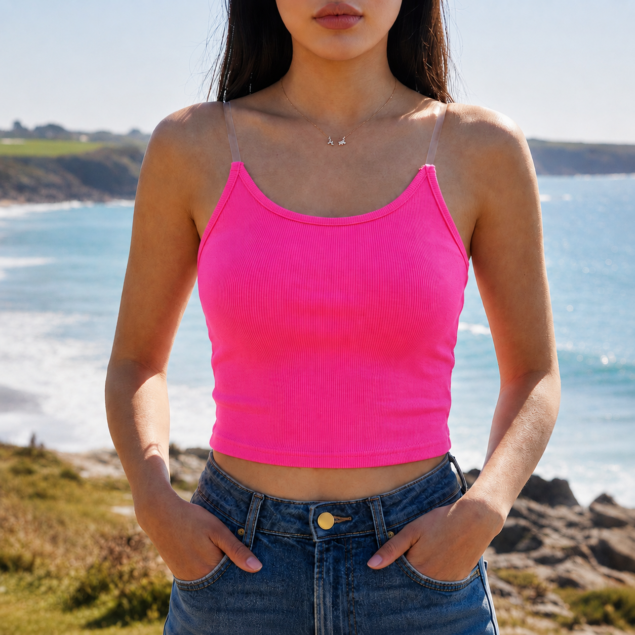 Figueres Ribbed Cami Top