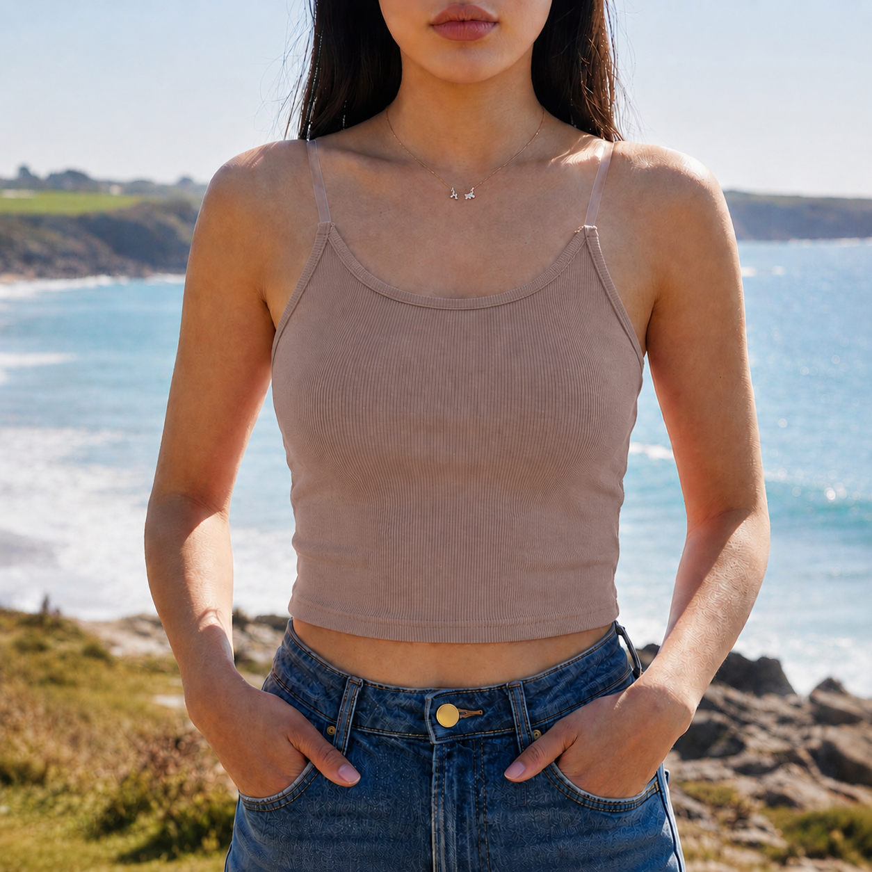 Figueres Ribbed Cami Top