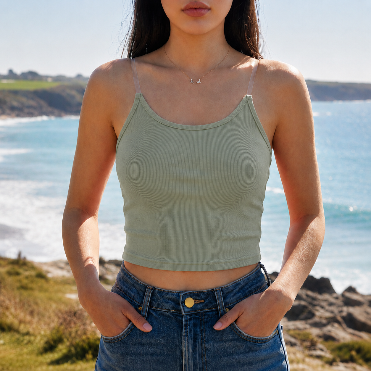 Figueres Ribbed Cami Top
