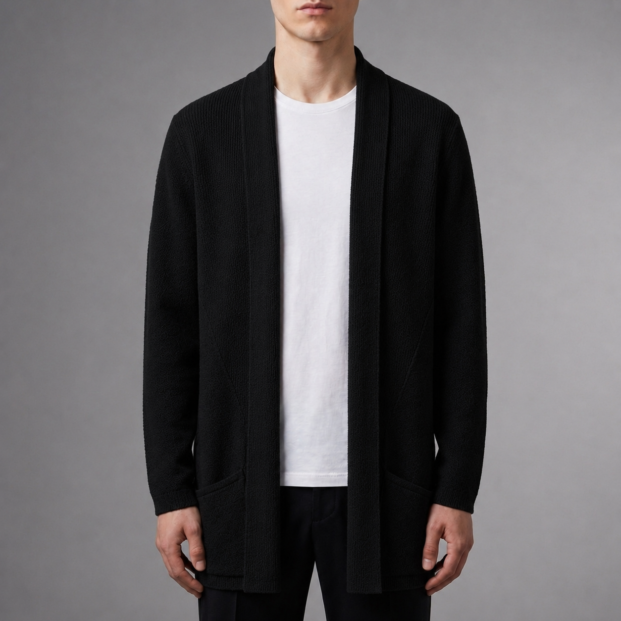 Maratea Open Drape Longline Cardigan