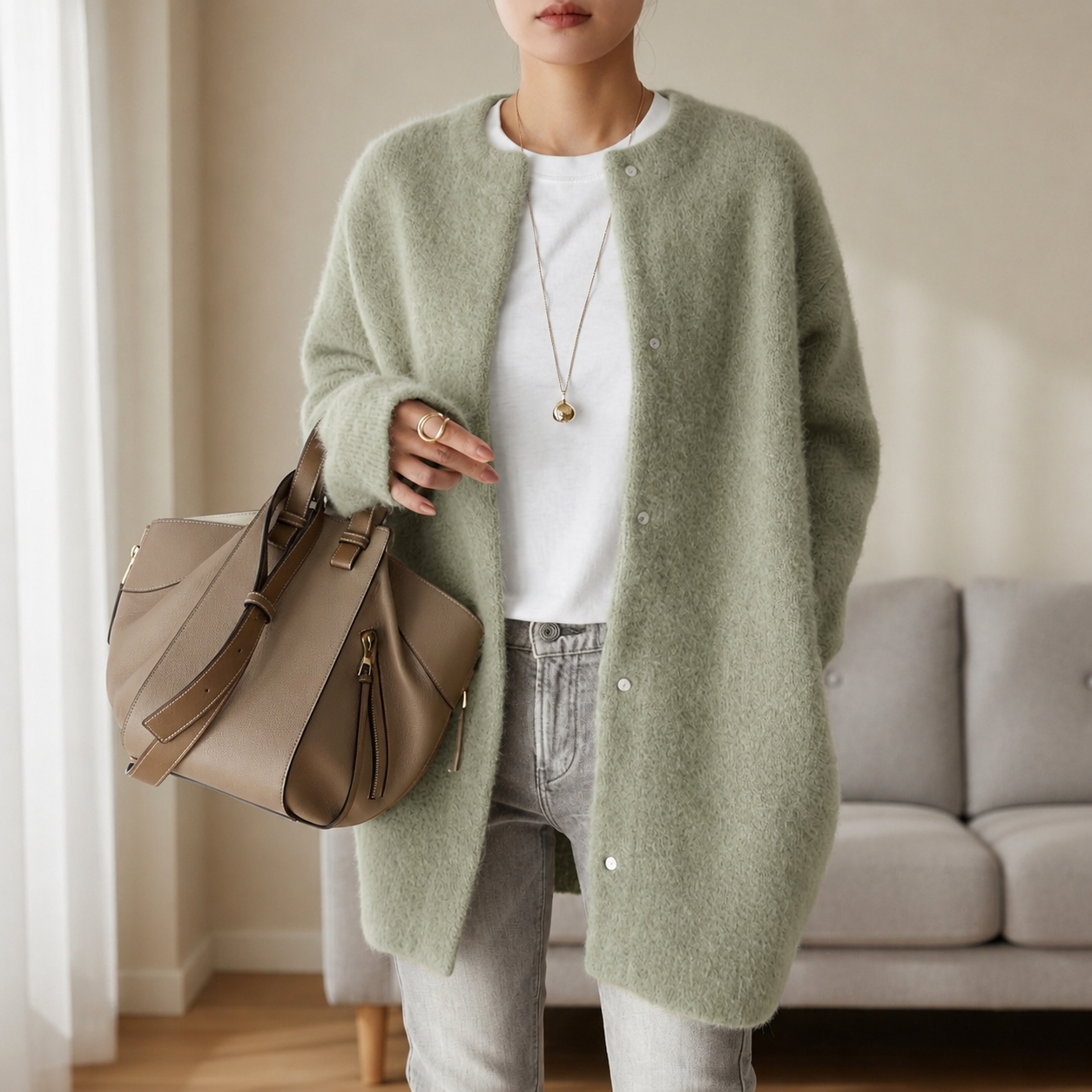 Tarifa Oversized Knit Cardigan