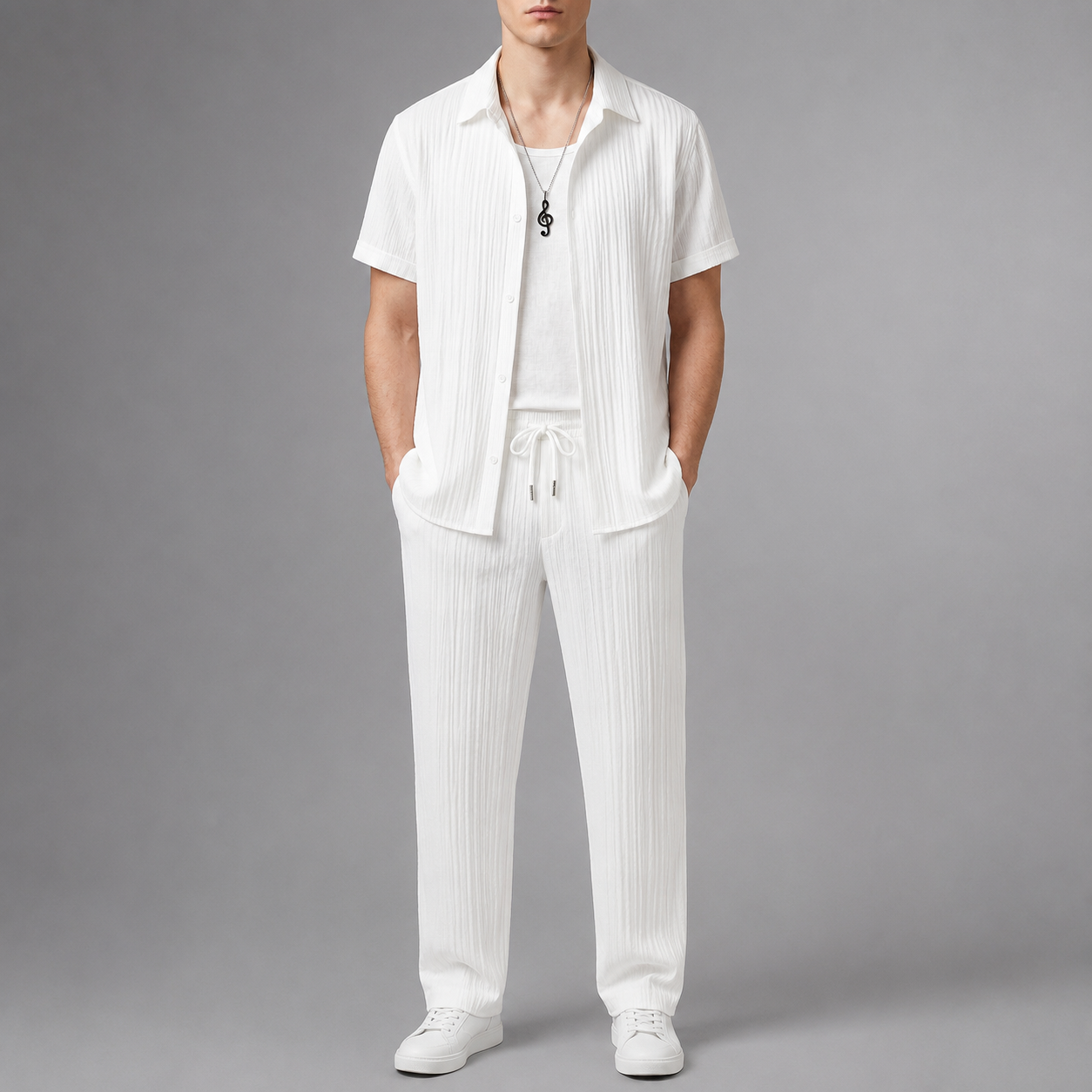 Pula Relaxed Linen Two-Piece Set