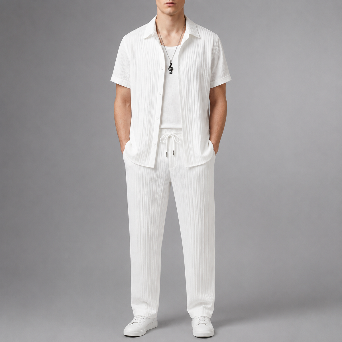 Pula Relaxed Linen Two-Piece Set