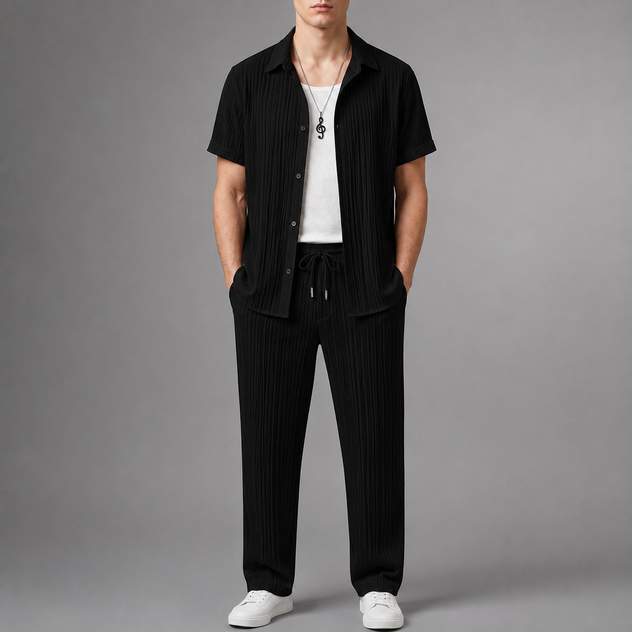 Pula Relaxed Linen Two-Piece Set