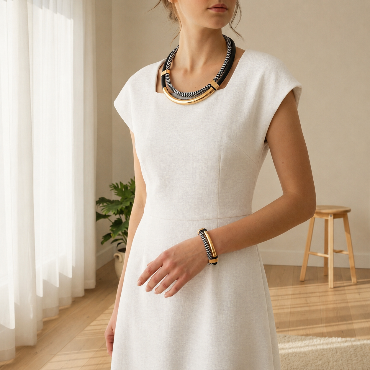 Estepona Rope Cord Jewelry Set